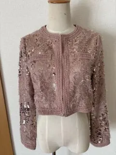 SNIDEL テクスチャーショートジャケット