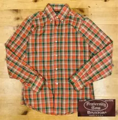 シャツ 古着 60s Bruxton Fraternity Row チェック