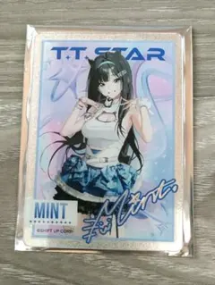 NIKKE 3.5周年記念 生放送 ミント 複製サイン入 会員証 アイドル認定証