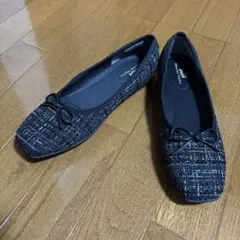 オリエンタルトラフィック/スクエアトゥバレエシューズ/R-4009