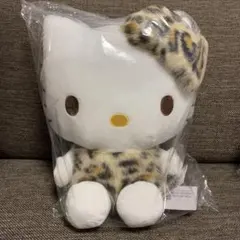 サンリオキャラクターズ　ハローキティ ヒョウ柄ドールBIGタイプ1 ぬいぐるみ