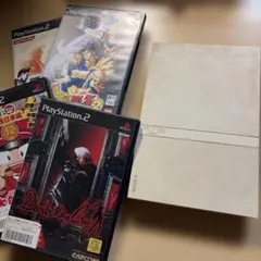 PlayStation2薄型本体ホワイトSCPH-70000 ソフト付