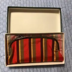 【新品未使用】美品　昭和レトロなバッグ：ポーチ：小物入れ