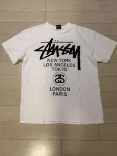 激レア/デッドストック/STUSSY×APPLEBUM/Tシャツ/コラボ/XL - メルカリ