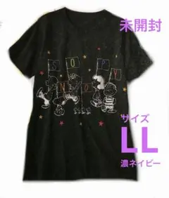 LLサイズ＊未開封＊濃ネイビー＊SNOOPY半袖Tシャツ＊綿100%のサムネイル