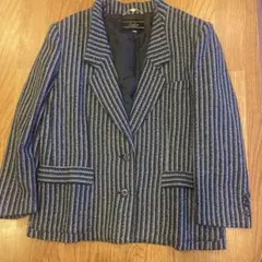 レリアン/１３号＋/フランス生地/上質ジャケット/立ち襟にも