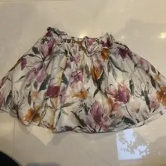 花柄スカート　110センチ　タルティーヌエショコラ