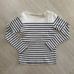 無印良品　ボートネック長袖Tシャツ