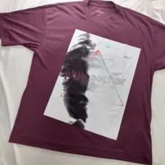 【未使用】ステュディオス グラフィックTシャツ ボルドー 3 日本製のサムネイル
