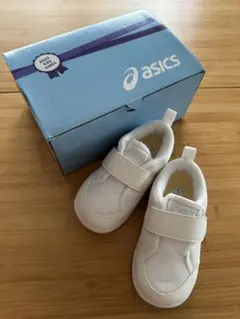 【未使用新品】asics 上履き　ホワイト 14.0cm