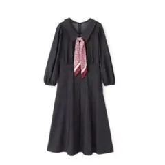 ジルバイジルスチュアート　スカーフ付トレンチ風ワンピース　春　秋