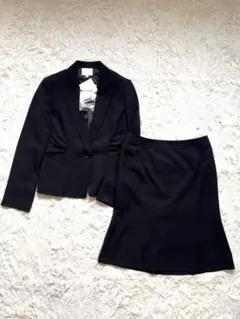 【未使用】 タグ付きセレモニースカートセットアップスーツ 黒