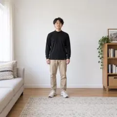 ユニクロ ヒートテック モックネック 長袖 XL 黒 HEATTECH インナー