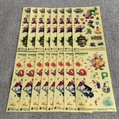 各8枚 シール ピクミン4 スーパーマリオブラザーズ•ワンダー