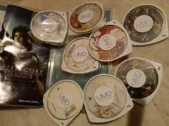 PSP ファイナルファンタジー モンハン8本セット　動作品