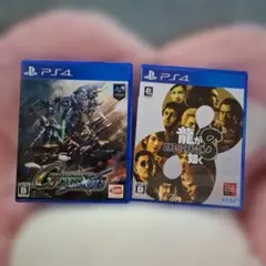 ★PS4ソフト★ 龍が如く8 ★ジージェネレーションクロスレイズ ★2枚組★