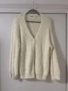 シャギーニットカーディガン