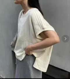 CIAOPANIC TYPY　ラインフレンチTEE アイボリーのサムネイル