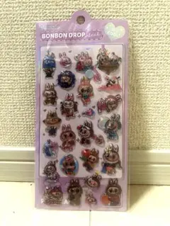 ラブブ　ぷっくりシール　立体シール　3D