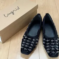ungrid ビジューフラットシューズ