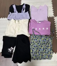 夏服♡可愛い♡3コーデ♡まとめ売り♡キッズ服 8点セット カジュアル