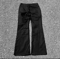 00s archive black flare denim grunge y2k