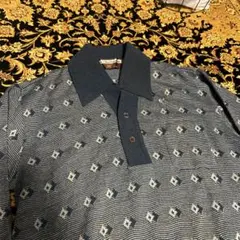 一点物　ビンテージ　ニットポロシャツ　80s 90s 最高品質　日本製