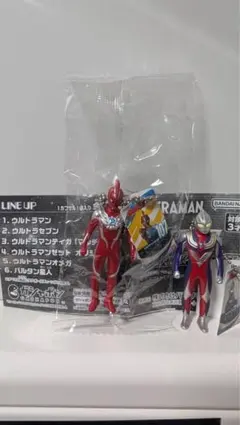 ウルトラソフビシリーズ　ウルトラマンティガ　ウルトラマンオメガ　ガチャガチャ