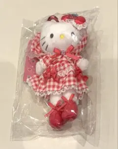 ハローキティ　スタイルアップコレクション　ロリータ　レッド　マスコット