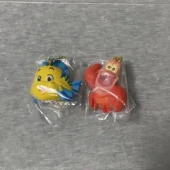 ディズニー リトルマーメイド フランダー セバスチャン マスコット キーホルダー