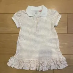 Ralph Lauren チェック柄フリルポロワンピース 24M