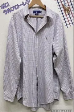 Ralph Lauren YARMOUTHチェック柄 ボタンダウンシャツ2XL