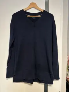 TOMMY HILFIGER ネイビー Vネック セーター M