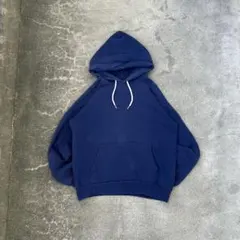 90s usa製 Hanes ネイビー プルオーバーパーカー 無地 ヴィンテージ