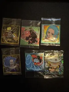 ワンピースウエハースステッカー 6枚セット