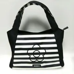 美品、MARY QUANT ストライプトートバッグ