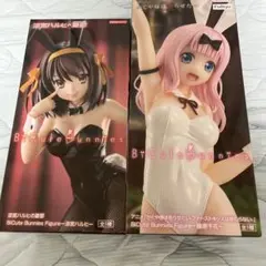 涼宮ハルヒ　藤原千花　バニー　フィギュア 2種セット