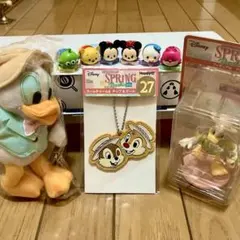 ドナルドダック ぬいぐるみ・フィギュア & チップとデール ネームチャーム