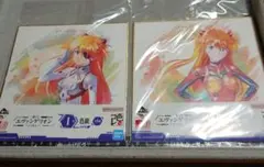 一番くじ エヴァンゲリオン 全力疾走 式波・アスカ・ラングレー イラスト色紙2種