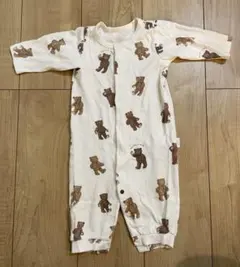 gelato pique クマ柄　2wayオール　50〜70サイズ