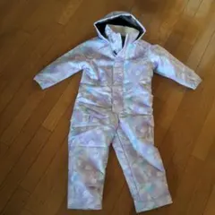 つなぎ スキーウェア 120 フード付　女の子