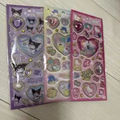 サンリオ　キラキラジュエルシール　3種セット