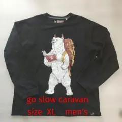 go slow caravan クマ イラスト トレーナー サイズ5 XLのサムネイル