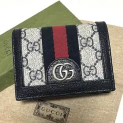 あ*い様 希少✨美品 グッチ 二つ折り財布 オフィディア GGマーモント シェリ 希少✨グッチ 2つ折り財布 オフィディア シェリーライン