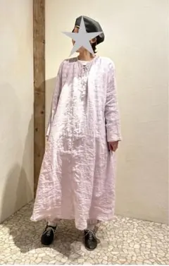 nest Robe ネストローブ　リネンロング丈ワンピース　今期　美品　値下げ