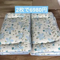 イオン/トップバリュの「2枚合わせ羽毛布団（シングルサイズ）」150×210cm イオントップバリュの「2枚合わせ羽毛布団（シングルサイズ）」150