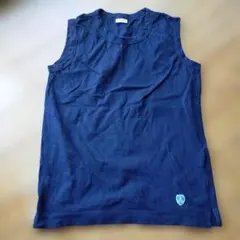 オーシバル　ネイビー ノースリーブ Tシャツ