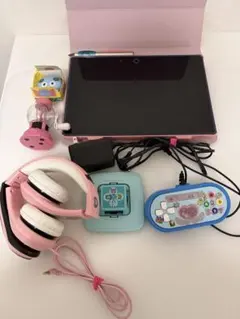 進研ゼミこどもちゃれんじ　チャレンジパッドネクスト ピンク ヘッドホンのサムネイル