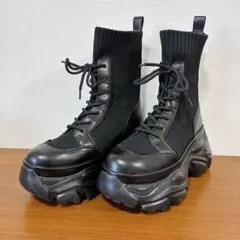 PAGEBOY ページボーイ レースアップソックスブーツ 24.5 Lサイズ