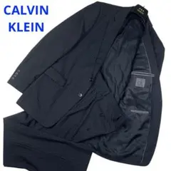 カルバンクライン CALVIN KLEIN スーツ セットアップ ストライプ　紺